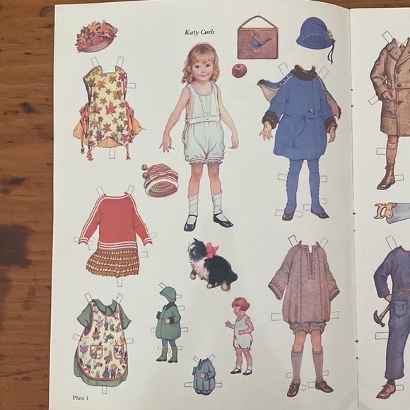 Vintage Little BusyBodies paper dolls Frances Tipton Hunter in color uncut 1988 - Picture 5 of 12